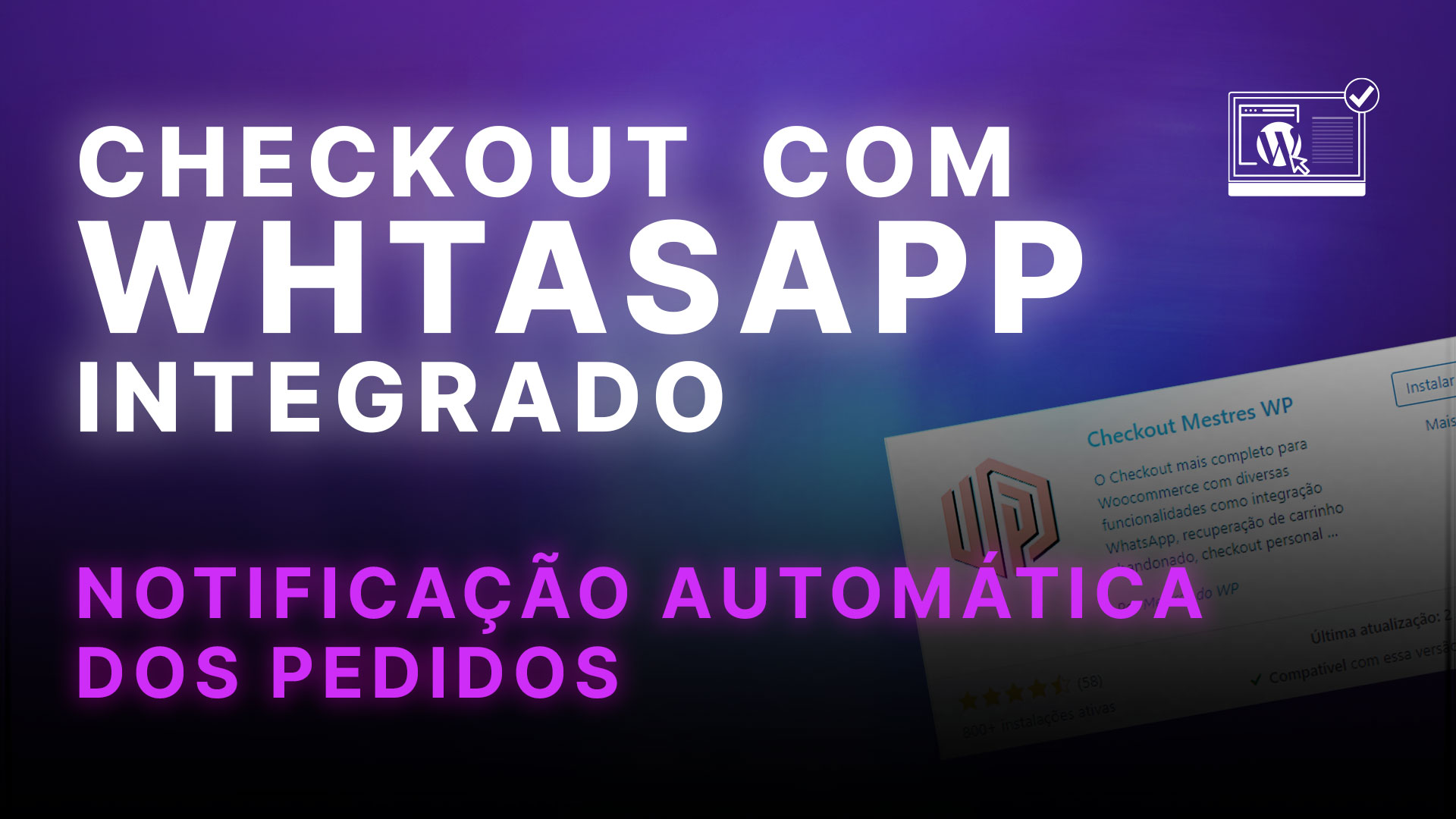 Checkout Woocommerce com WhatsApp - O Site Certo